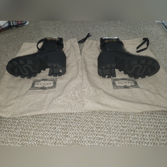 Gucci Trip Logo Strap Chelsea Boot (Women) 35.5 size 5.5 - Picture 4 of 5